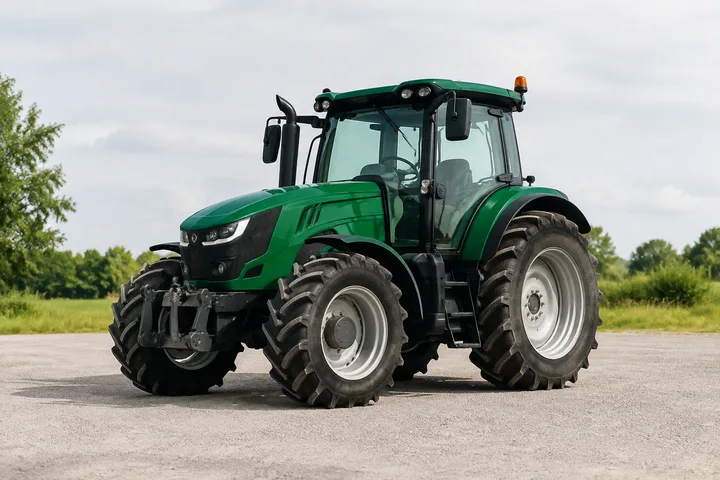 Generic green agricultural tractor